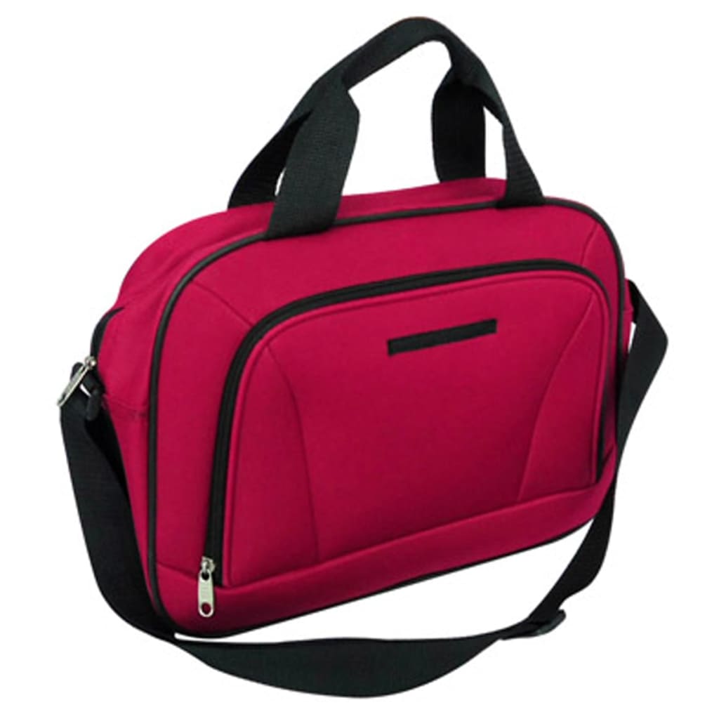 vidaXL Zestaw walizek podróżnych, 5 elementów, kolor czerwony