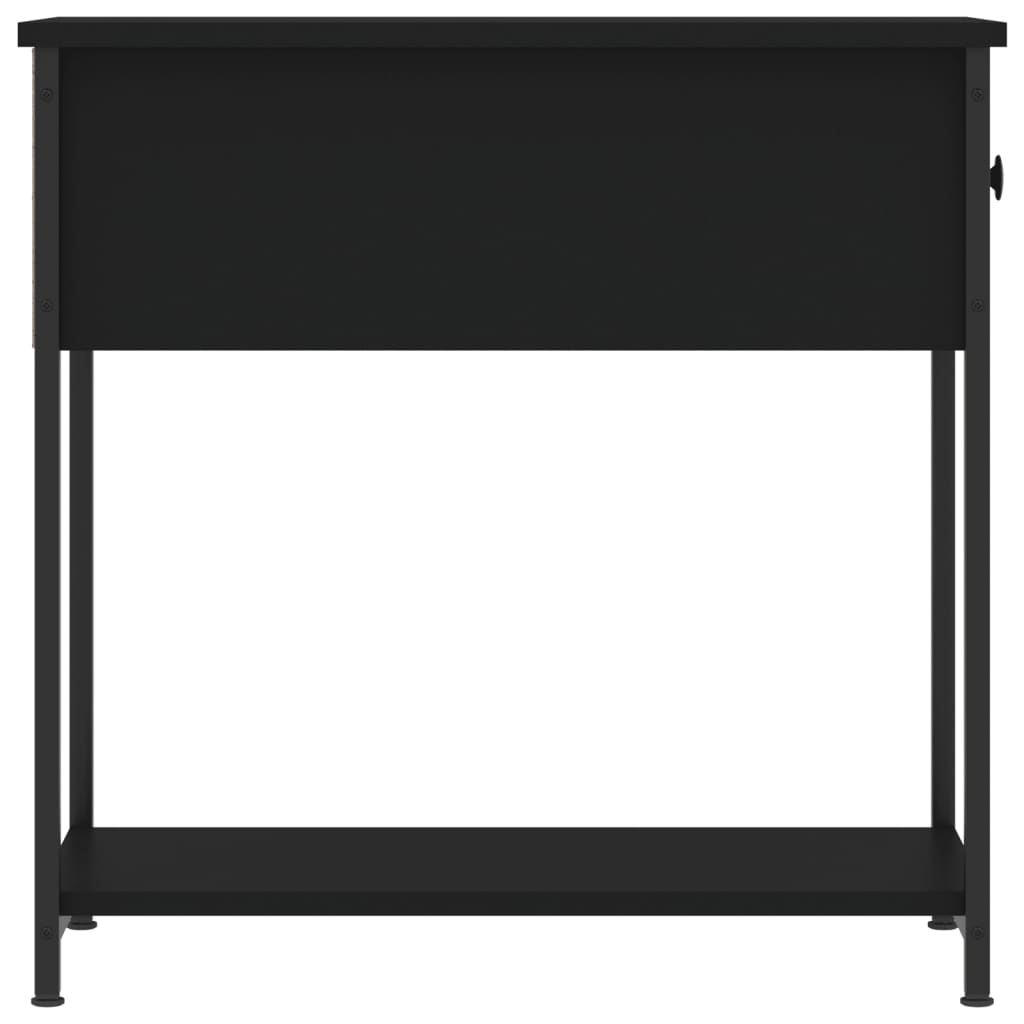 vidaXL Szafka nocna, czarna, 30x60x60 cm, materiał drewnopochodny