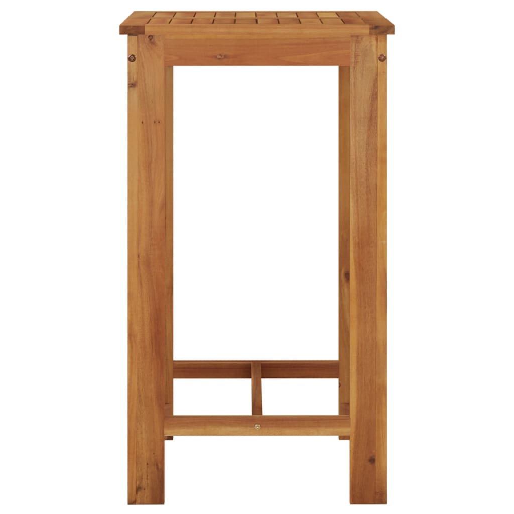vidaXL Ogrodowy stolik barowy, 60x60x105 cm, lite drewno akacjowe
