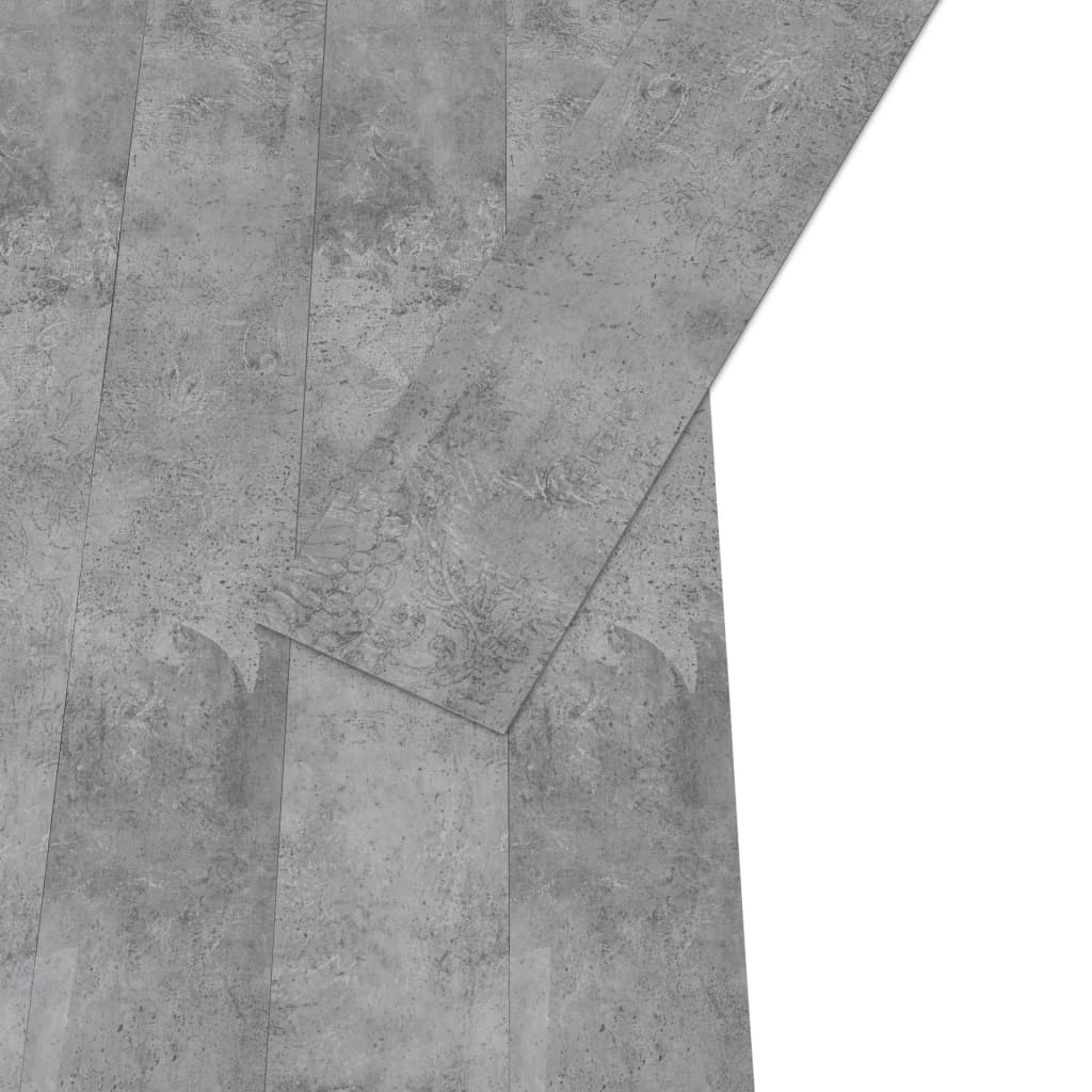 vidaXL Panele podłogowe z PVC, 4,46 m², 3 mm, cementowy brąz