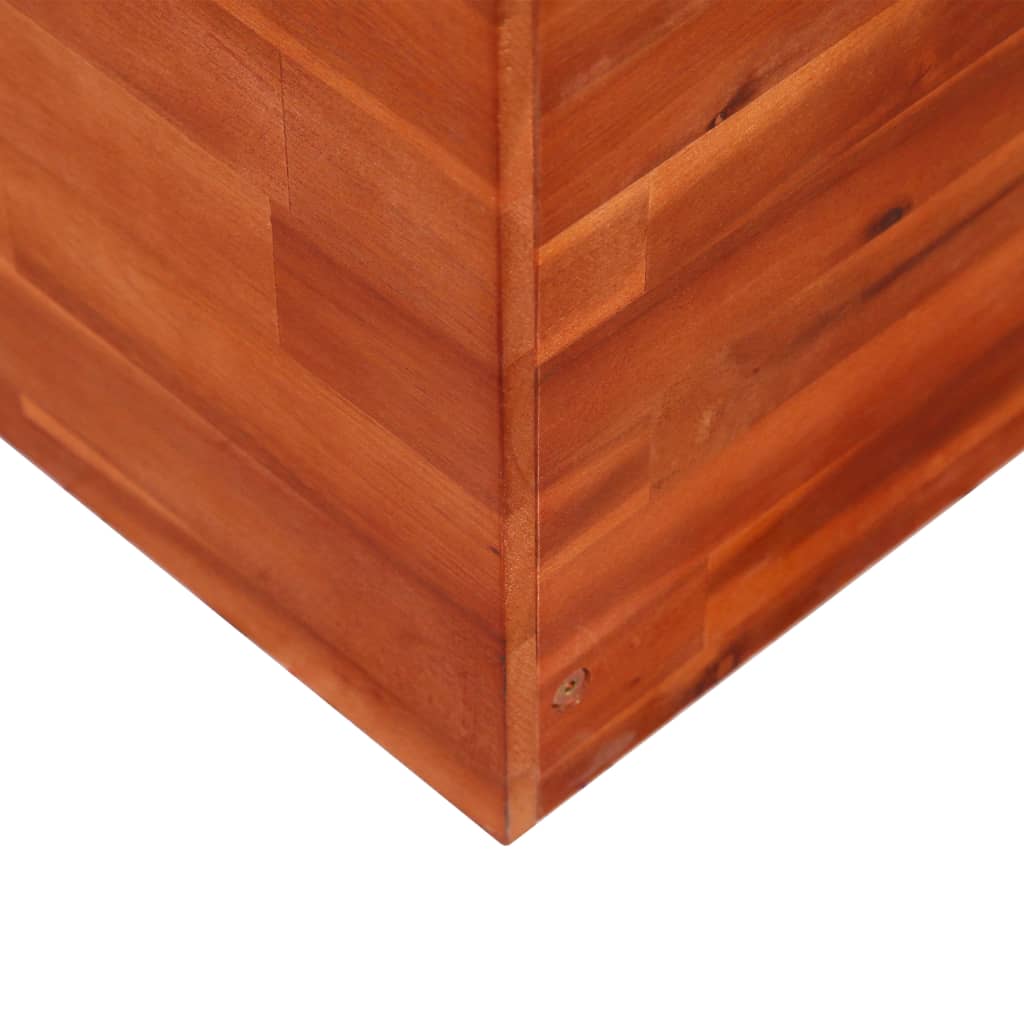 vidaXL Podwyższona donica z drewna akacjowego, 100 x 100 x 100 cm