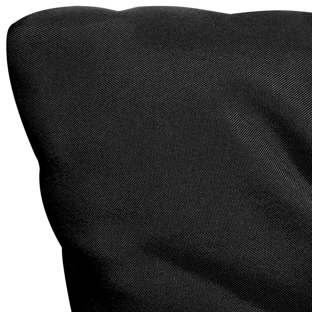 vidaXL Poduszka na huśtawkę, czarno-szara, 120 cm, tkanina