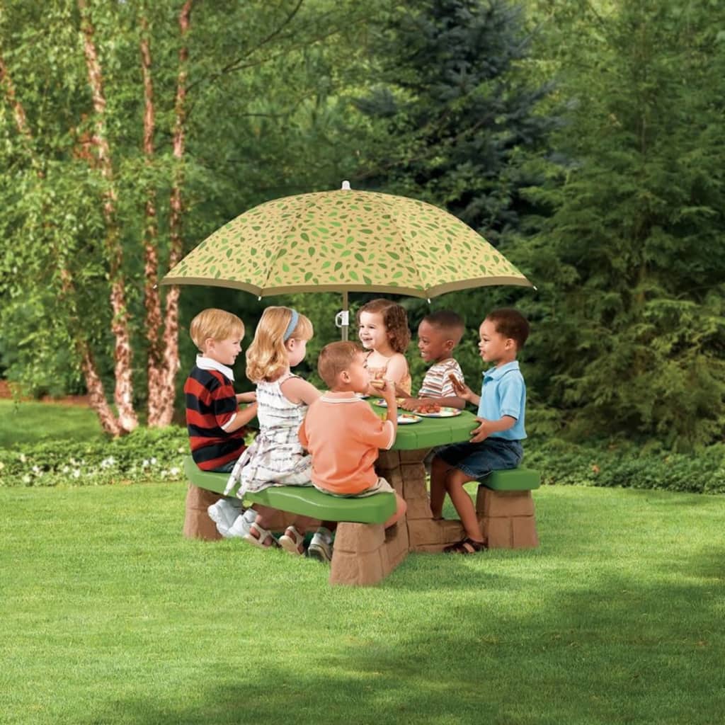 Step2 Stół piknikowy z parasolem