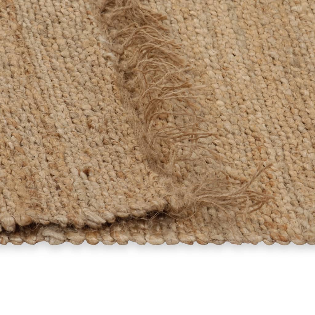 vidaXL Ręcznie tkany dywan jutowy, 120 x 180 cm, naturalny