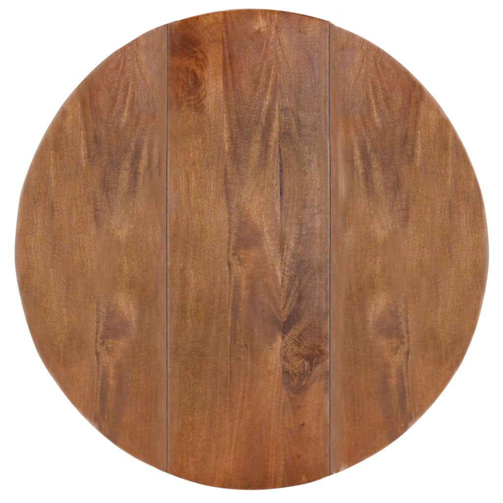 vidaXL Stół jadalniany, okrągły, 110 x 76 cm, lite drewno mango