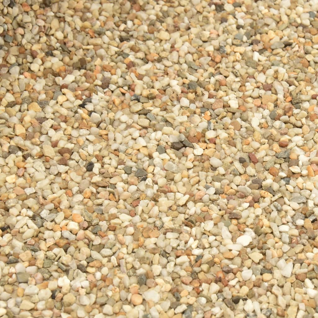 vidaXL Wykładzina do oczka wodnego, z kamyczkami, piaskowa, 250x100 cm