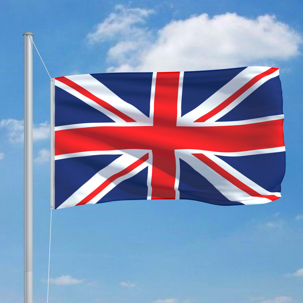 vidaXL Flaga Wielkiej Brytanii, 90x150 cm