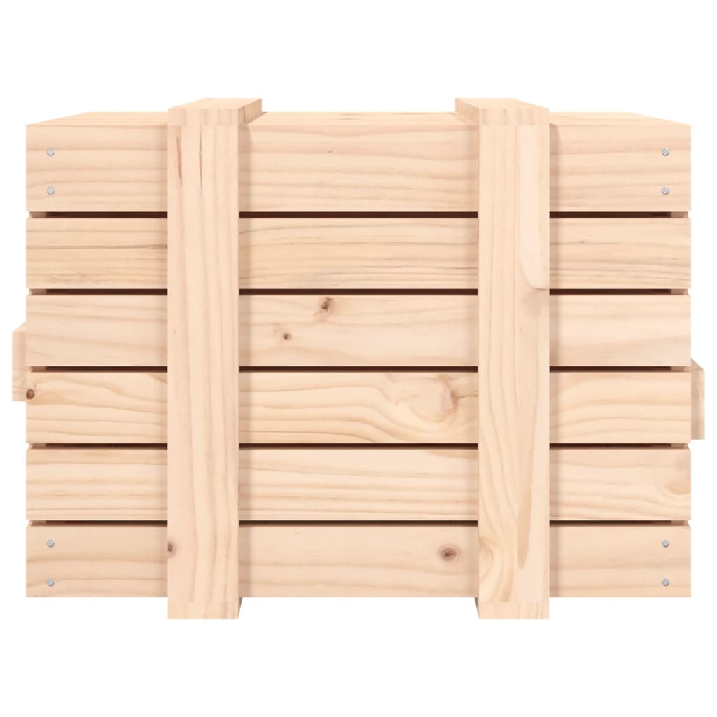 vidaXL Skrzynia do przechowywania, 58x40,5x42 cm, lite drewno sosnowe