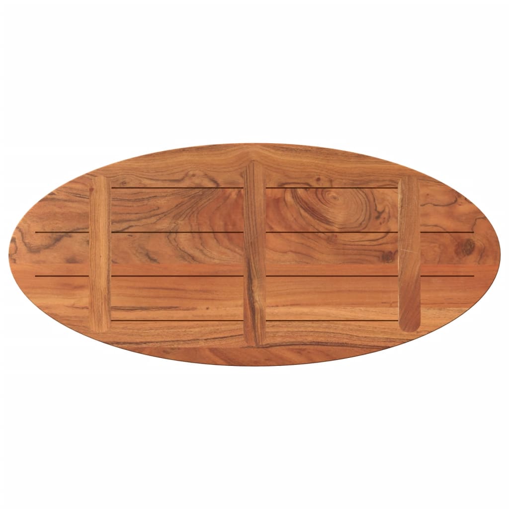 vidaXL Blat do stołu, 90x40x3,8 cm, owalny, lite drewno akacjowe