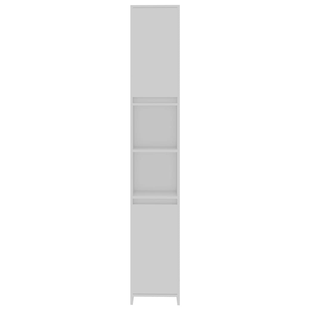 vidaXL Szafka łazienkowa, biała, 30x30x183,5 cm, płyta wiórowa