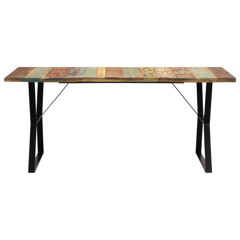 vidaXL Stół do jadalni, 180x90x76 cm, z litego drewna z odzysku