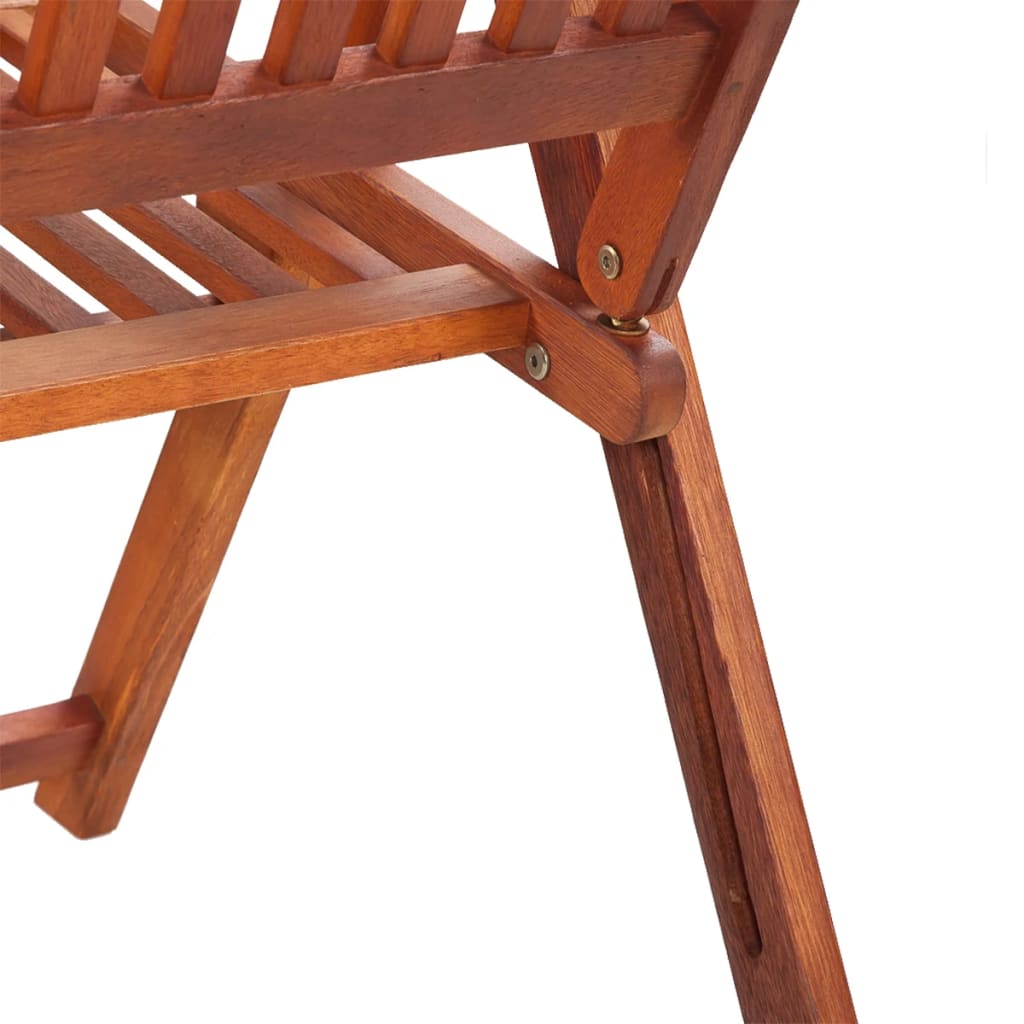vidaXL Składane krzesła ogrodowe, 2 szt., lita akacja, brązowe