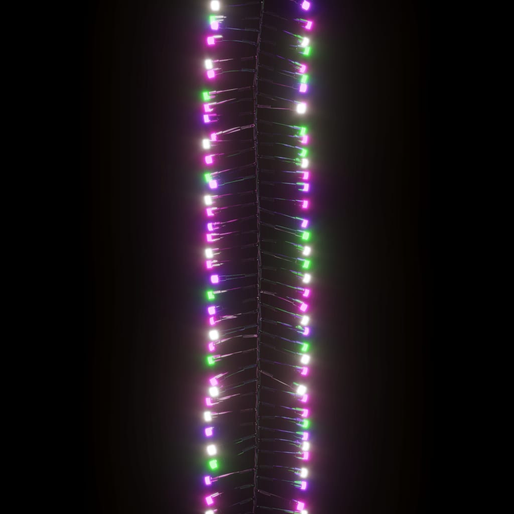 vidaXL Sznur lampek LED, 1000 kolorowych, pastelowych diod, 11 m, PVC