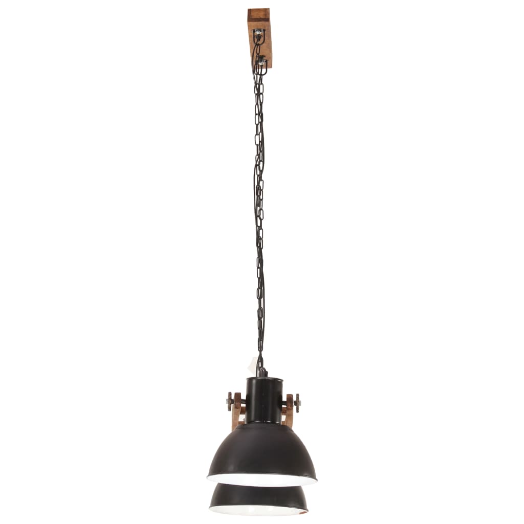 vidaXL Industrialna lampa wisząca, 25 W, czarna, 109 cm, E27