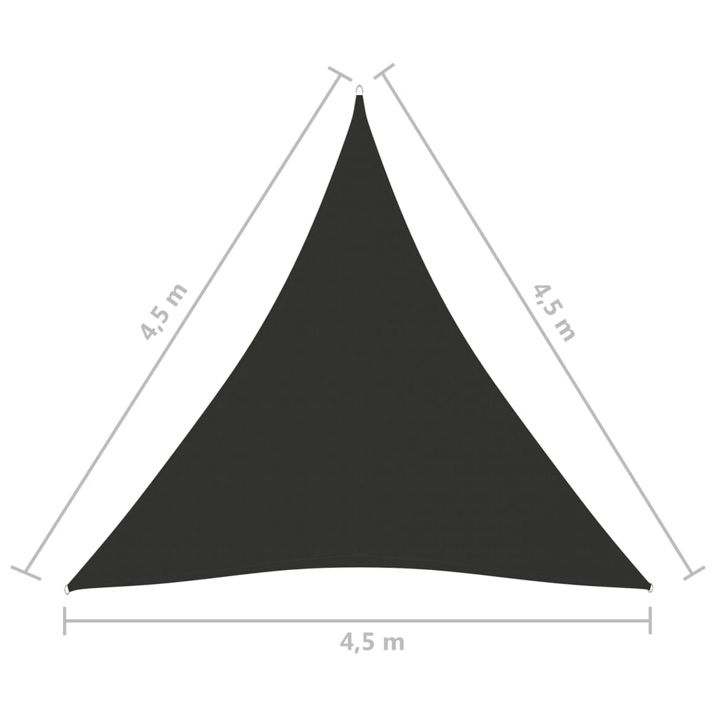 vidaXL Żagiel ogrodowy, tkanina Oxford, trójkątny, 4,5x4,5x4,5 m