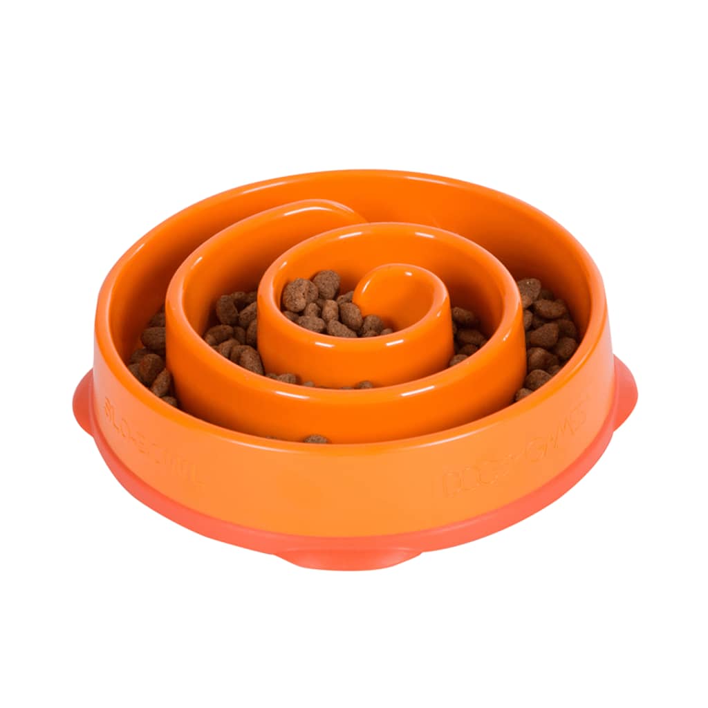 Outward Hound Miska dla psa spowalniająca jedzenie Slo Bowl, pomarańcz