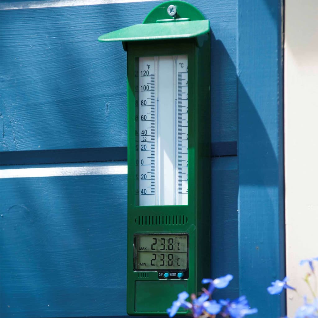 Nature Zewnętrzny termometr cyfrowy, 9,5 x 2,5 x 24 cm
