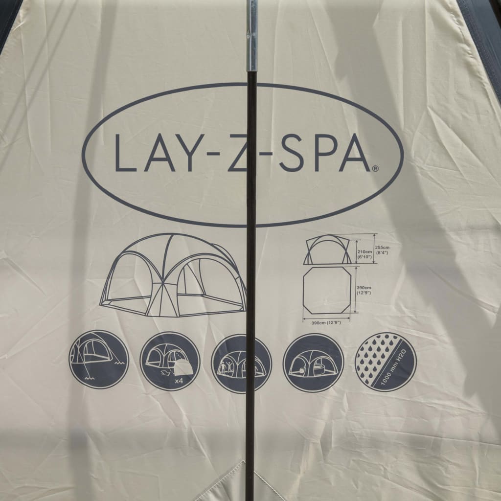 Bestway Namiot kopułowy Lay-Z-Spa nad spa, 390 x 390 x 255 cm
