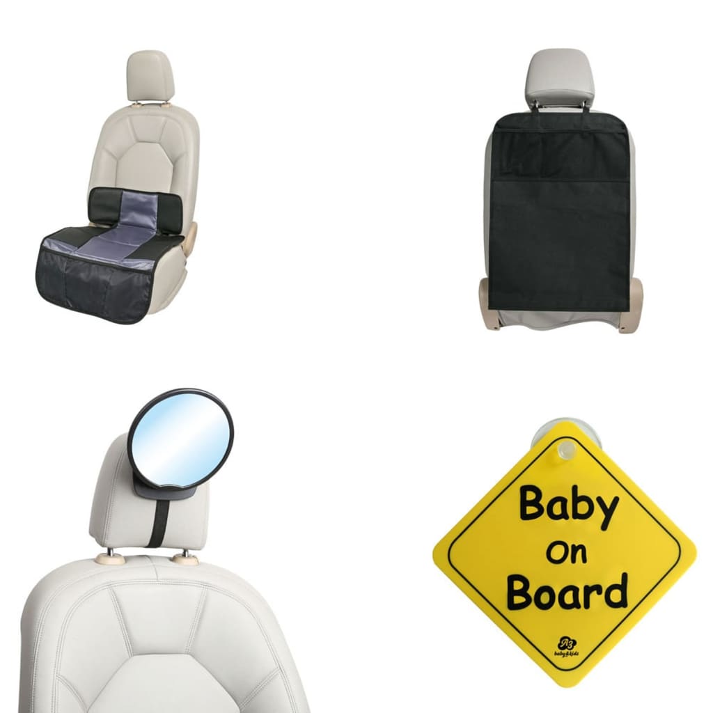 A3 Baby & Kids 4-częściowy zestaw akcesoriów samochodowych dla dziecka