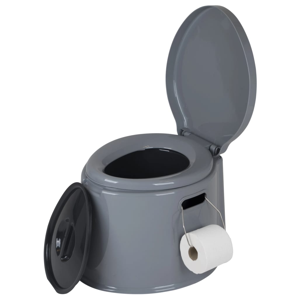 Bo-Camp Przenośna toaleta, 7 L, szara