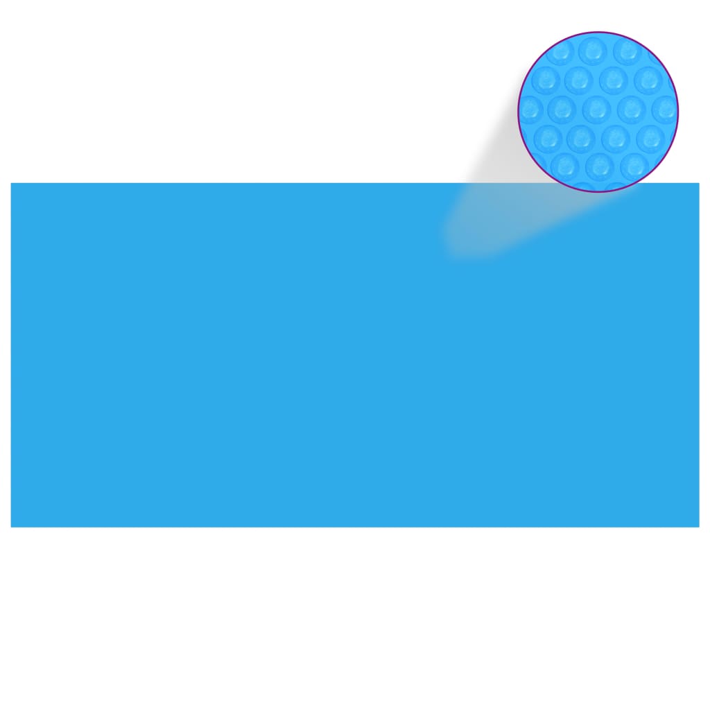 vidaXL Pokrywa na basen, niebieska, 600 x 300 cm, PE