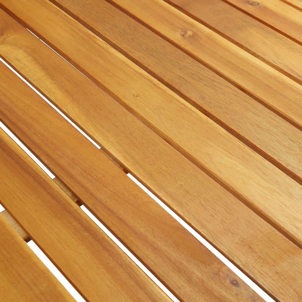vidaXL Stół ogrodowy, 200x90x74 cm, lite drewno akacjowe