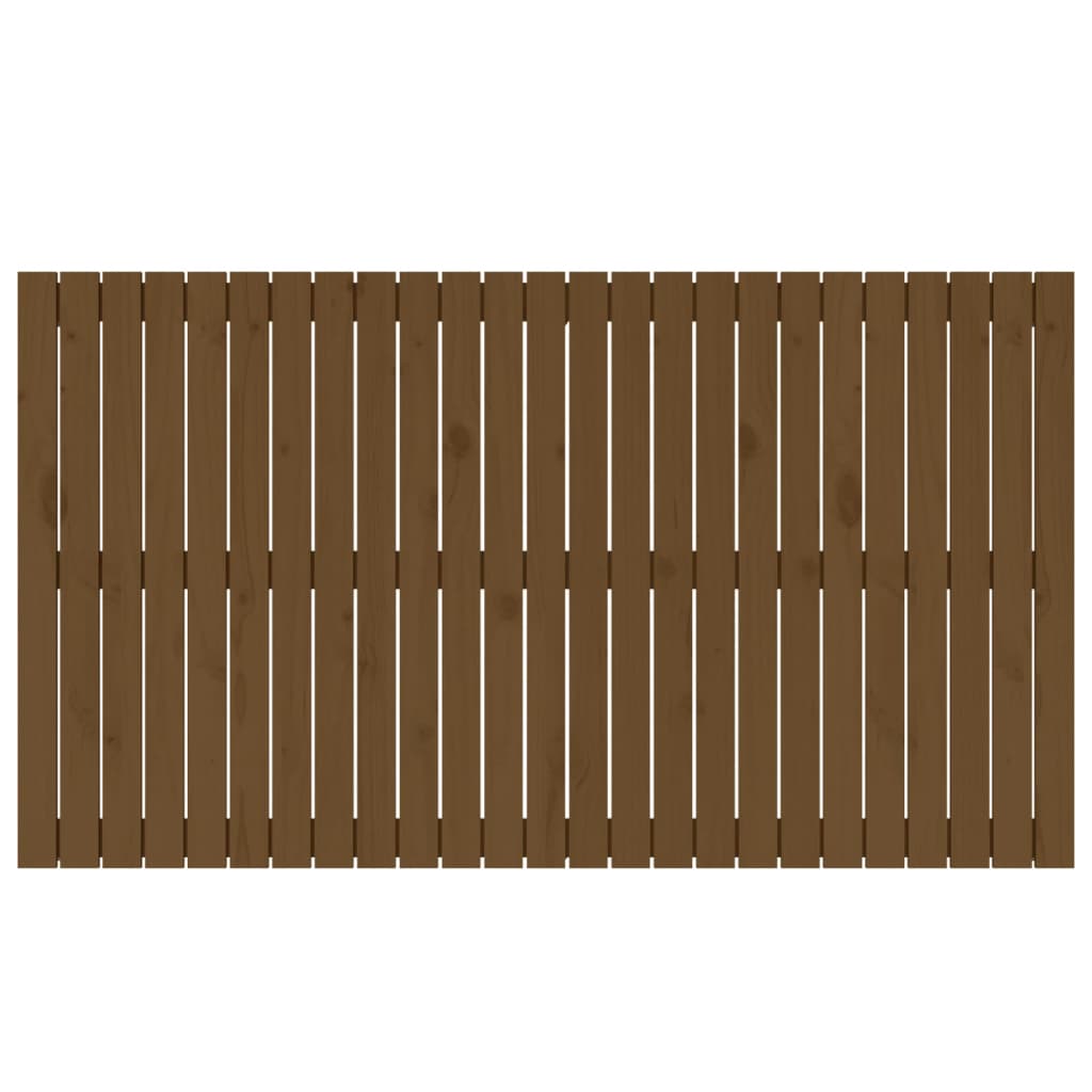 vidaXL Wezgłowie łóżka, miodowy brąz, 159,5x3x90 cm, drewno sosnowe