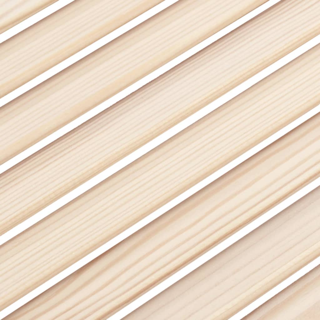 vidaXL Drzwi żaluzjowe, lite drewno sosnowe, 39,5 x 39,4 cm