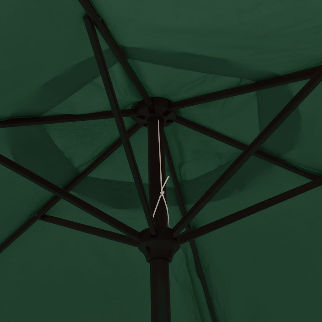 Parasol ogrodowy, zielony, 3 m