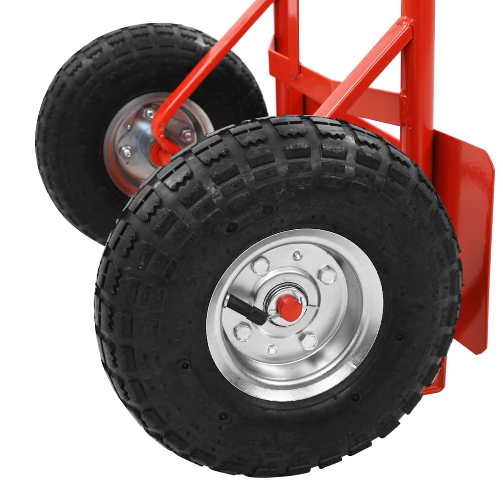 vidaXL Wózek na narzędzia, składany, czerwono-czarny