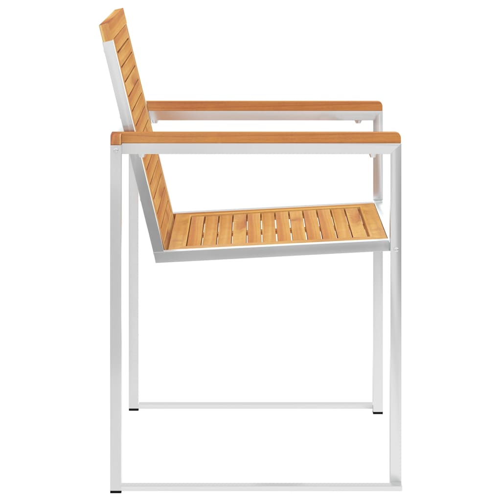 vidaXL Krzesła ogrodowe z poduszkami, 6 szt., lite drewno tekowe