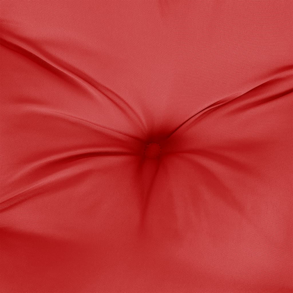 vidaXL Poduszka na paletę, czerwona, 60x60x12 cm, tkanina