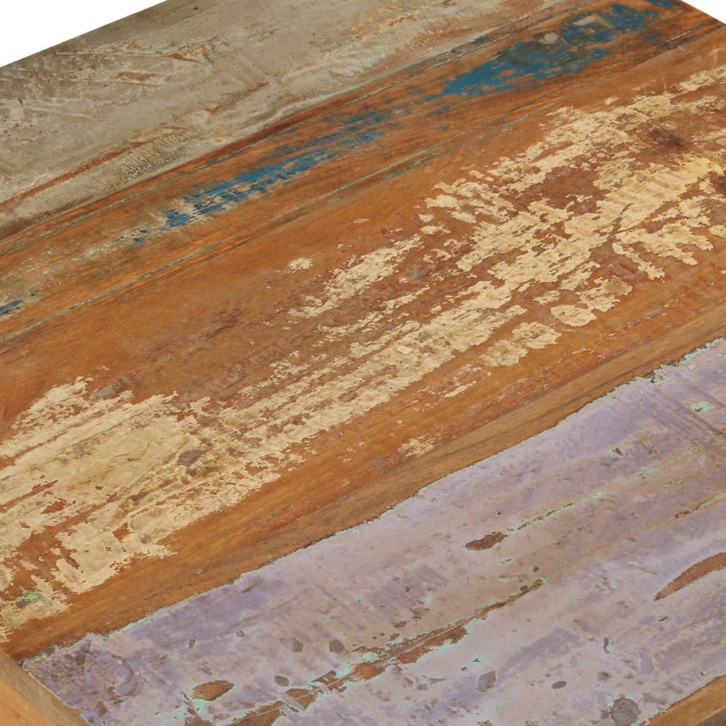 vidaXL Stolik kawowy, 60 x 60 x 35 cm, lite drewno z odzysku