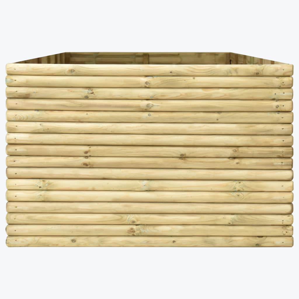 vidaXL Podwyższona donica, 450x100x96 cm, impregnowane drewno, 19 mm