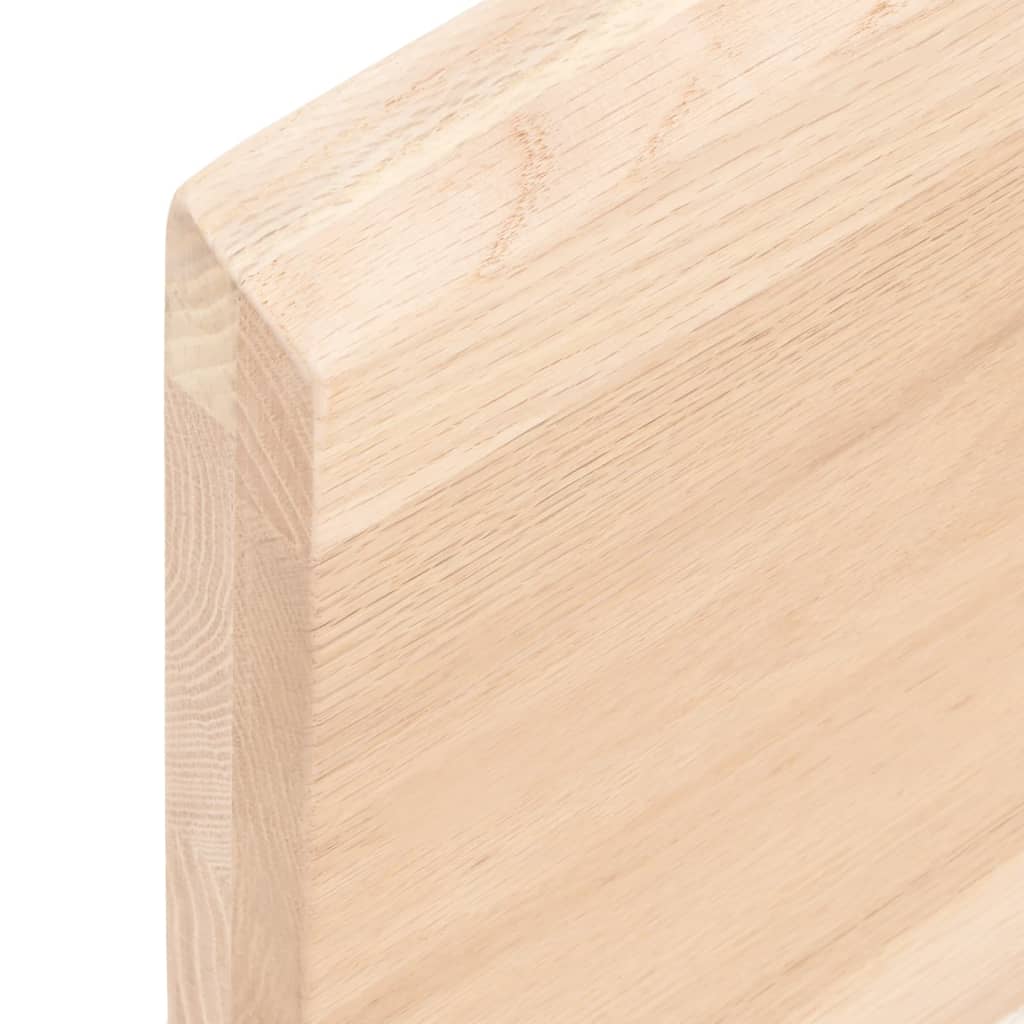 vidaXL Blat do łazienki, 180x40x(2-4) cm, surowe, lite drewno