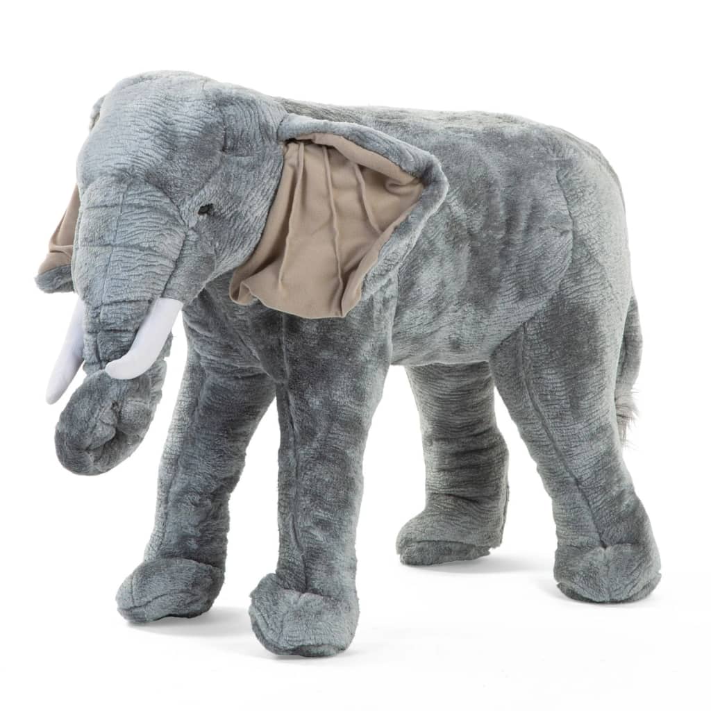 CHILDHOME Stojąca zabawka słoń, 77x33x55 cm, szary