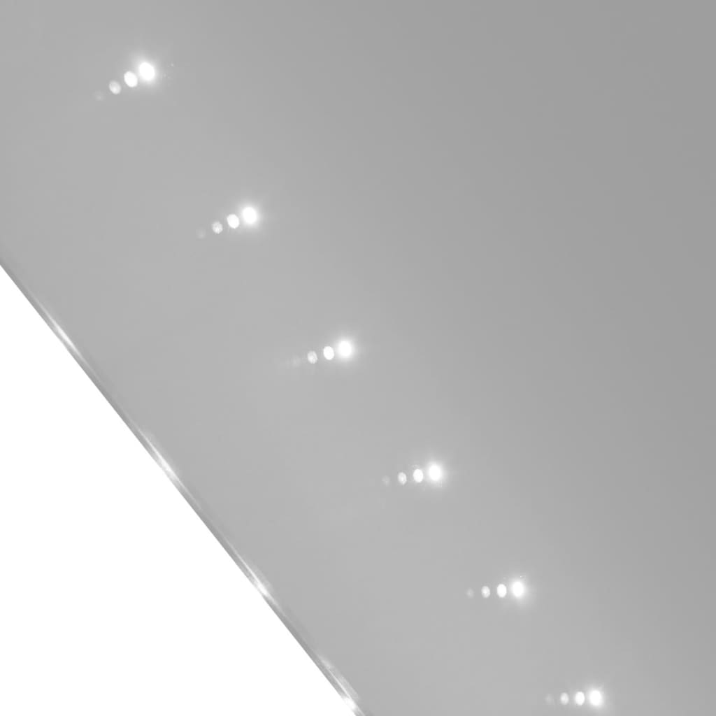 vidaXL Lustro łazienkowe LED, 50 x 60 cm