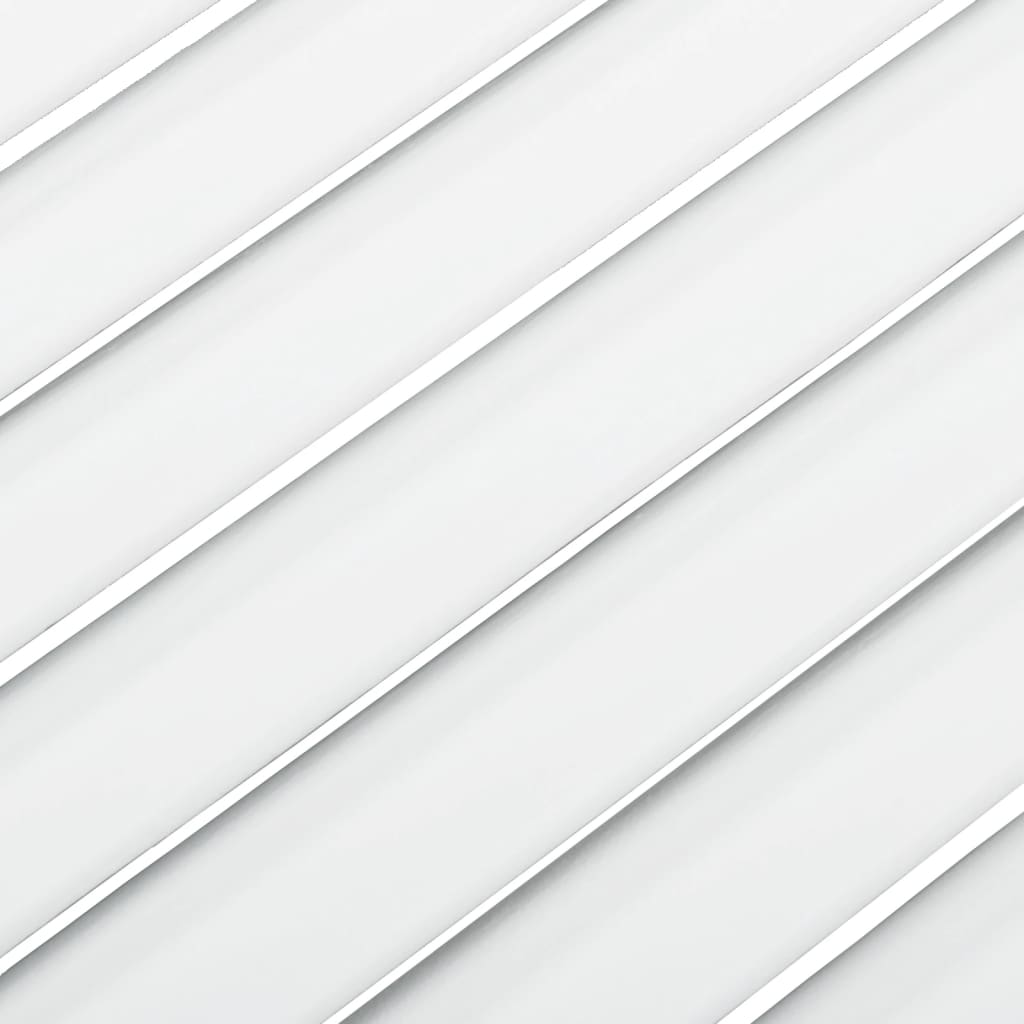 vidaXL Drzwi żaluzjowe do szafki, 2 szt., białe, 61,5x59,4 cm, sosnowe