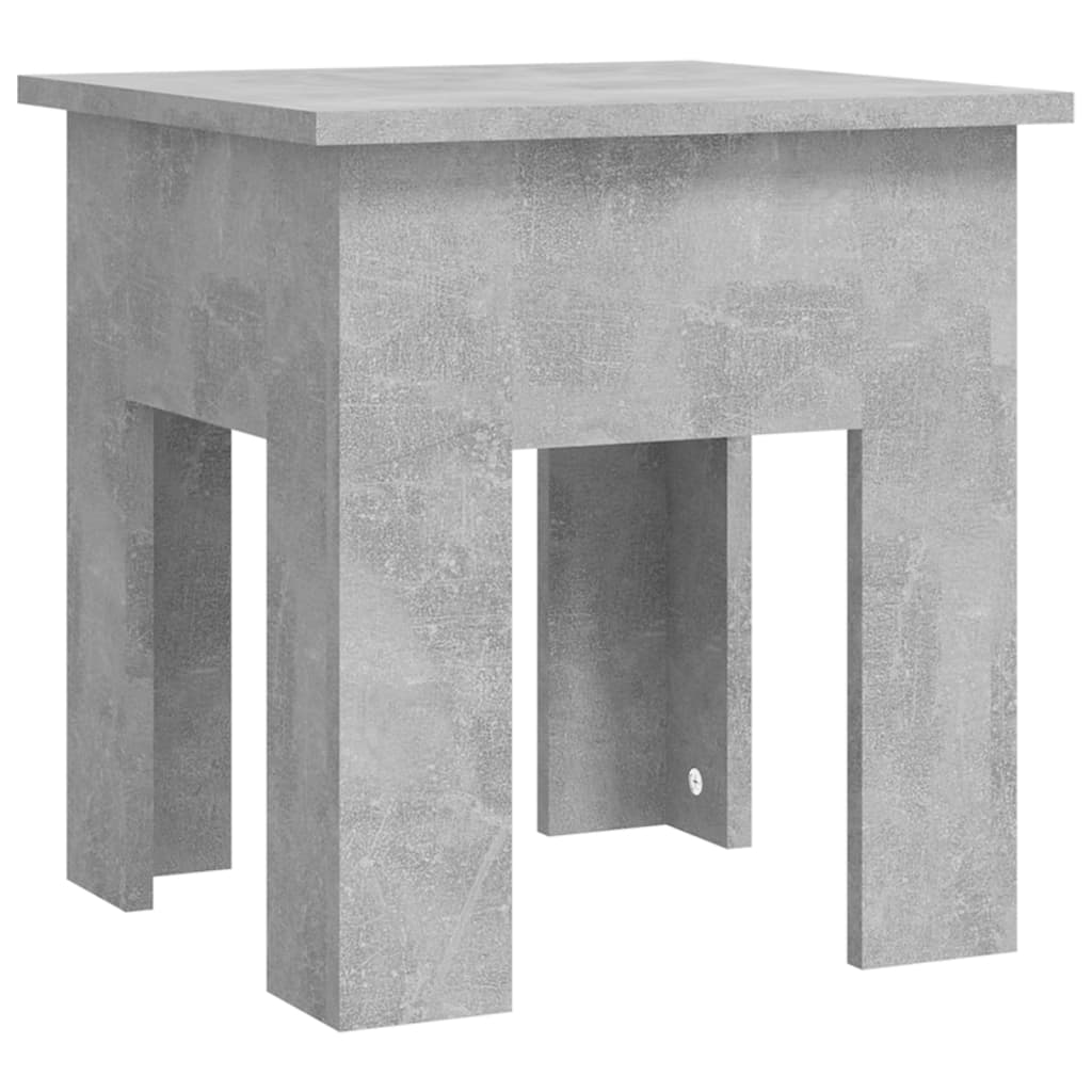 vidaXL Stolik kawowy, szarość betonu, 40x40x42 cm, płyta wiórowa