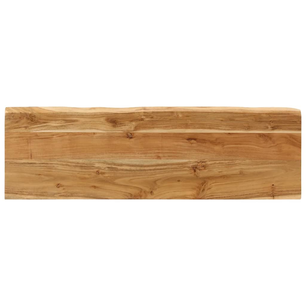 vidaXL Ławka z naturalną krawędzią drewna, 105 cm, drewno akacjowe