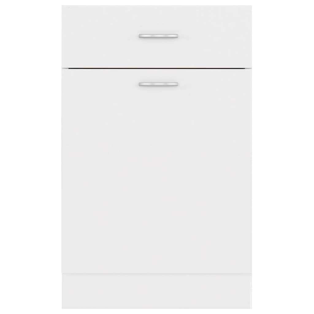 vidaXL Szafka z szufladą, biała, 50x46x81,5 cm