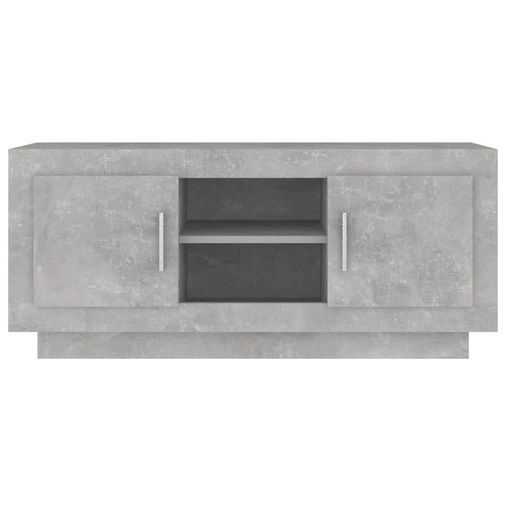 vidaXL Szafka pod TV, szarość betonu, 102x35x45 cm