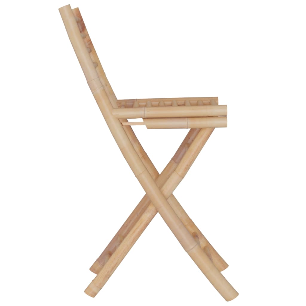 vidaXL 3-cz. zestaw mebli barowych, bambus