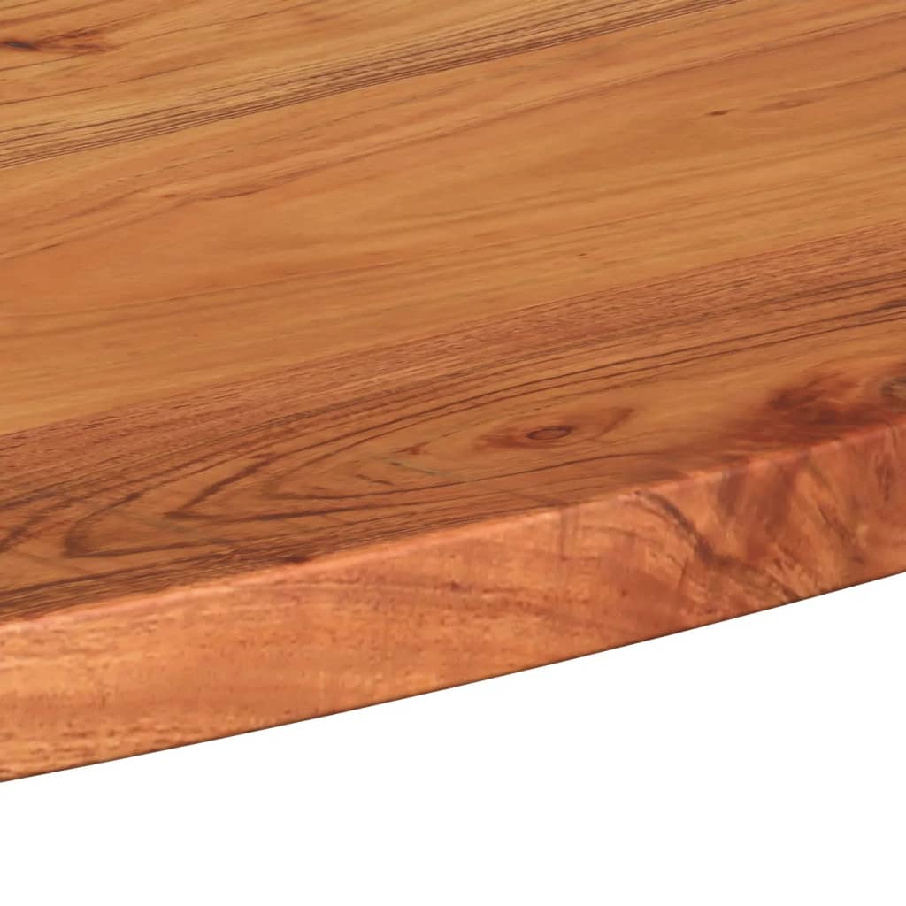 vidaXL Blat do stołu, 110x50x3,8 cm, owalny, lite drewno akacjowe