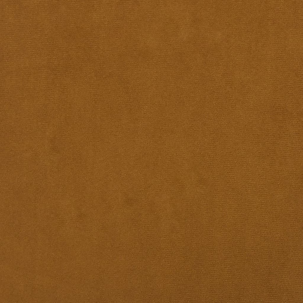 vidaXL Podnóżek, brązowy, 78x56x32 cm, aksamitny