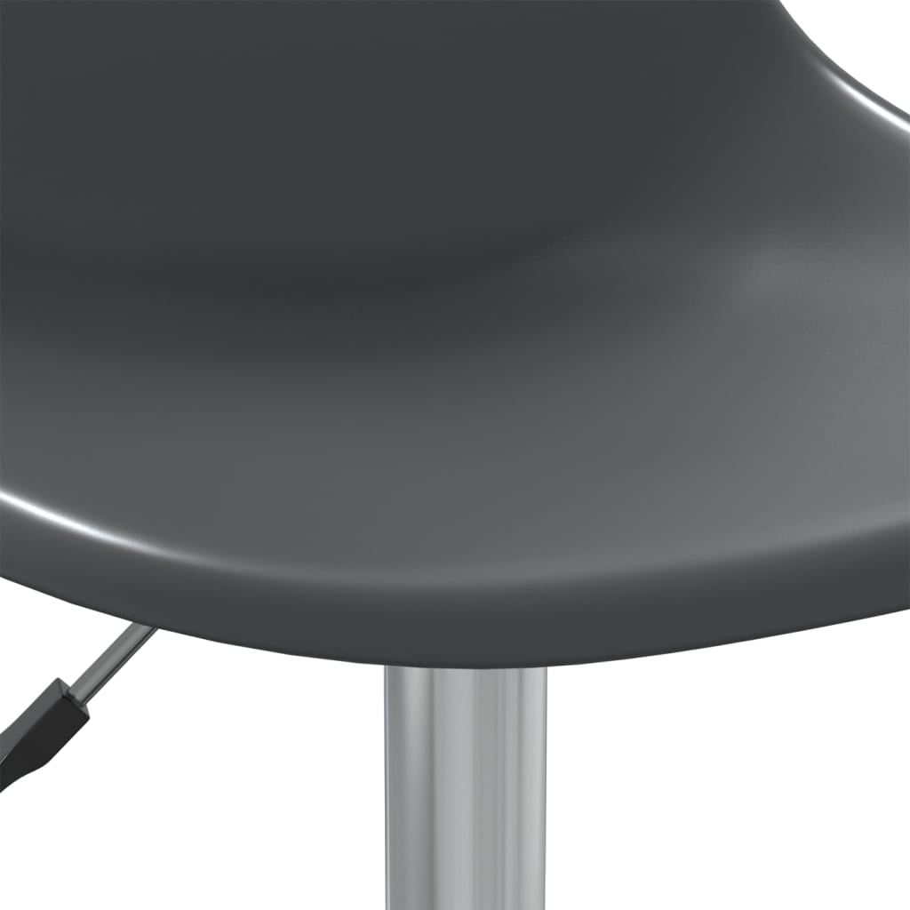 vidaXL Obrotowe krzesła stołowe, 6 szt., jasnoszare, PP