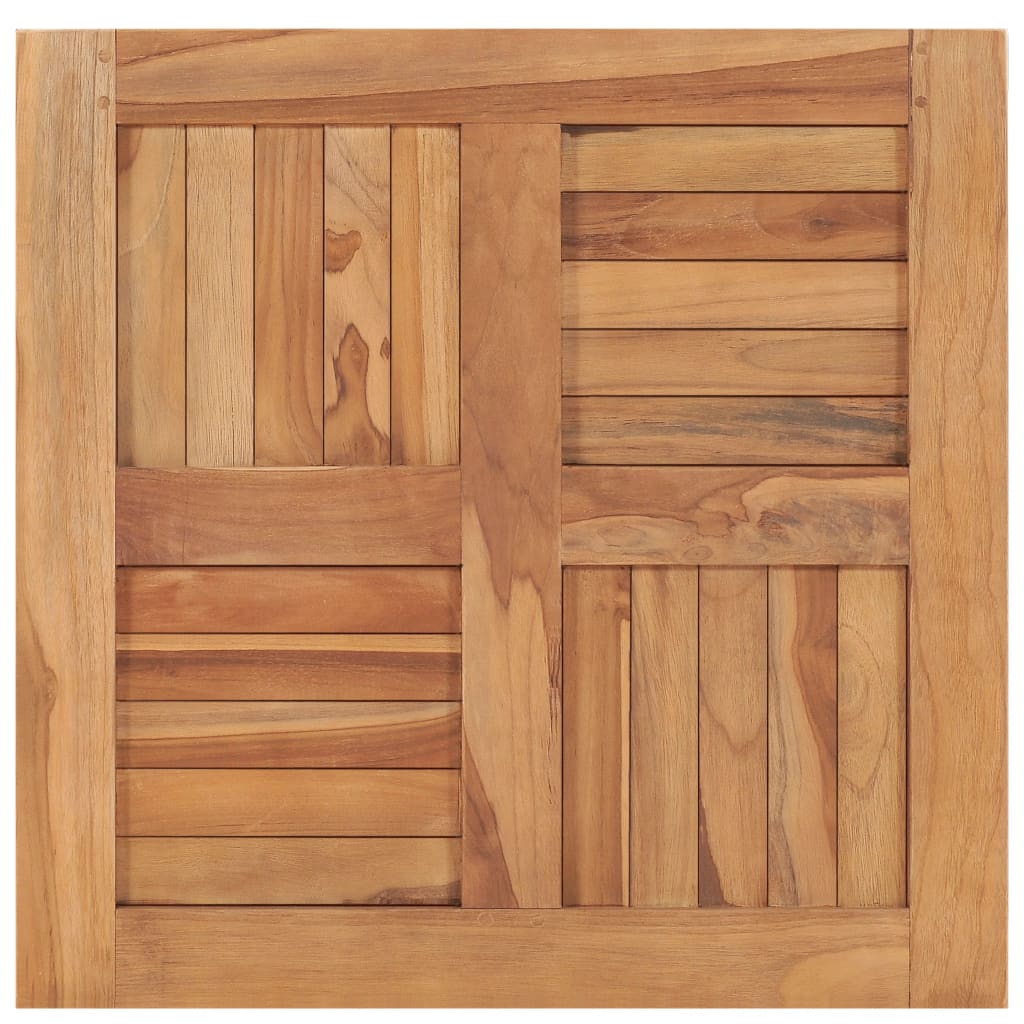 vidaXL Blat stołu, lite drewno tekowe, 60x60x2,5 cm