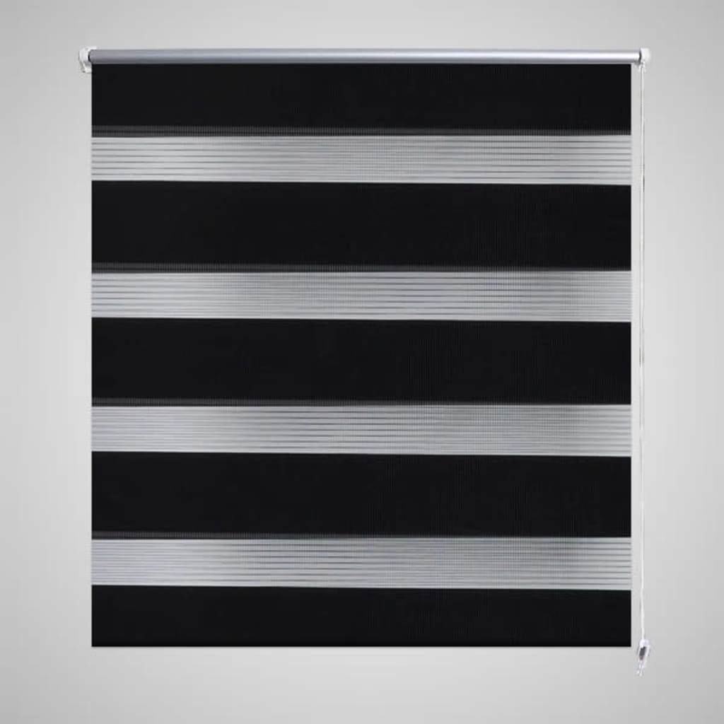 Roleta Zebra 120 x 175 cm czarna