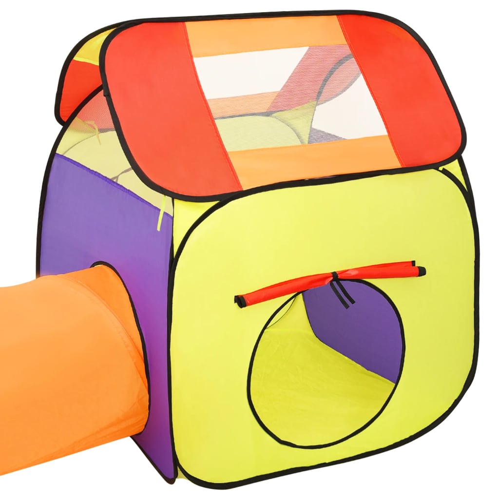 vidaXL Namiot do zabawy dla dzieci, kolorowy, 338x123x111 cm