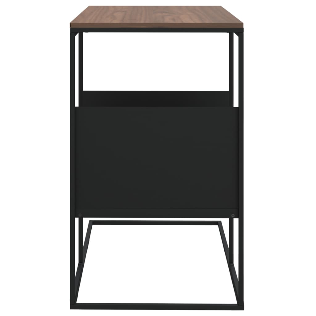 vidaXL Stolik boczny, czarny, 55x36x59,5 cm, materiał drewnopochodny